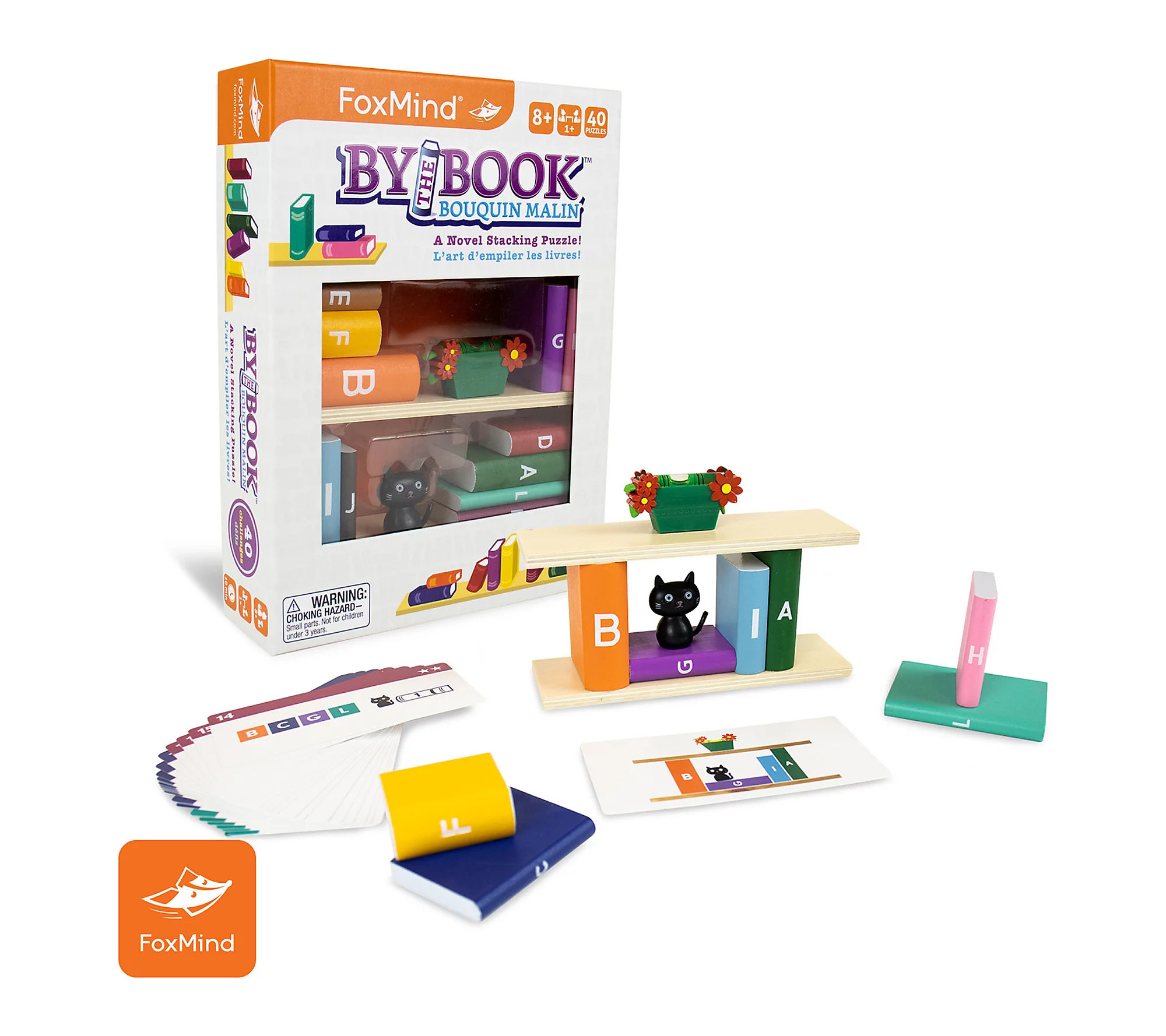 FoxMind Games By The Book A Novel Stacking Puzz le | QVC