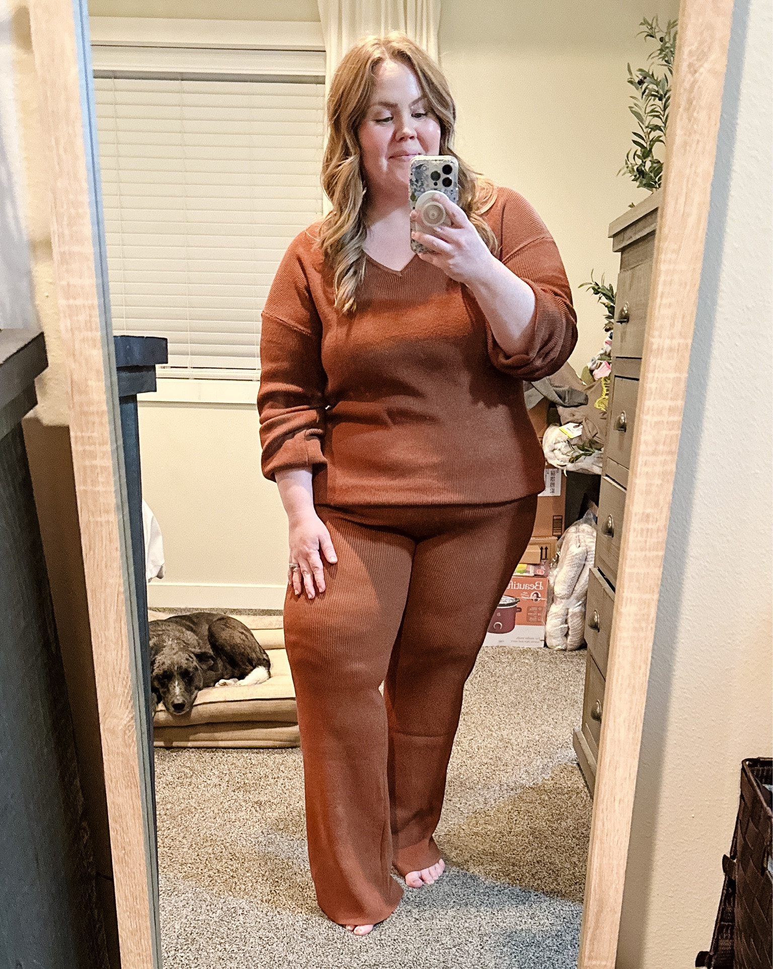 This Amazon matching set is so comfy! Comes in a ton of colors. 

#LTKplussize #LTKGiftGuide #LTKfindsunder50