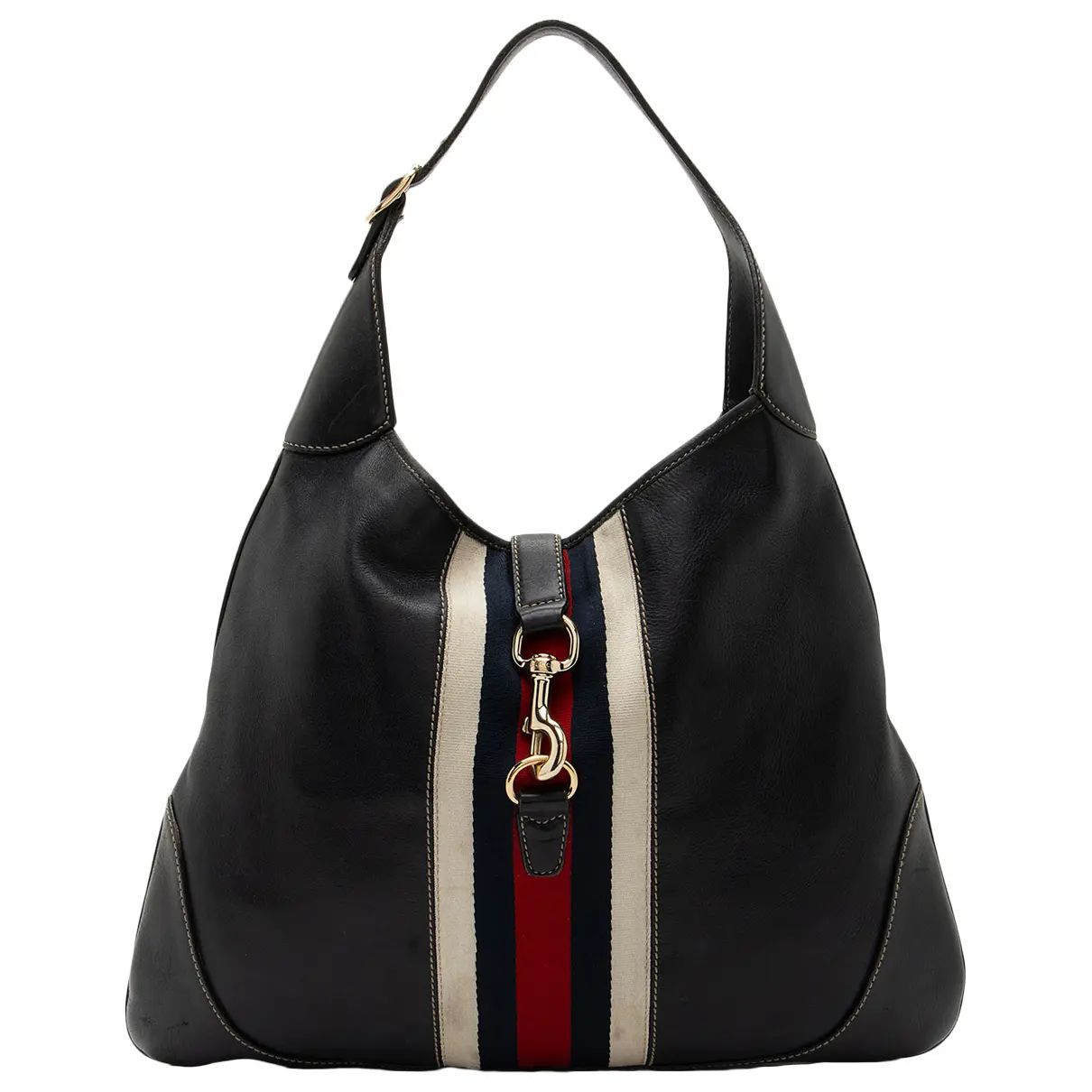 Jackie leather bag Gucci Blue in Leather - 42352181 | Vestiaire Collective (Global)