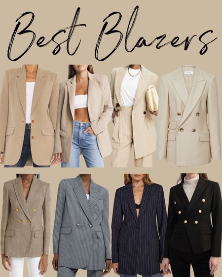 Kat Jamieson of With Love From Kat shared the best blazers today on the blog. Fall blazers, office style, classic style, neutral blazers  

#LTKstyletip #LTKSeasonal #LTKworkwear