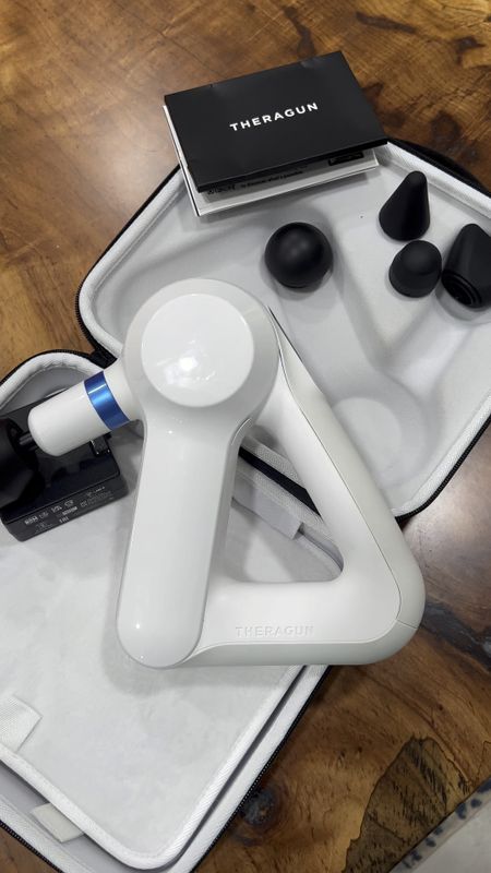 THERAGUN Vibration Therapy Massager - the original design that really works! 

The white is sold out, but check out the black one on Prime Deal! 

Comes with a nice travel case!

#LTKGiftGuide #LTKfitness #LTKxPrime