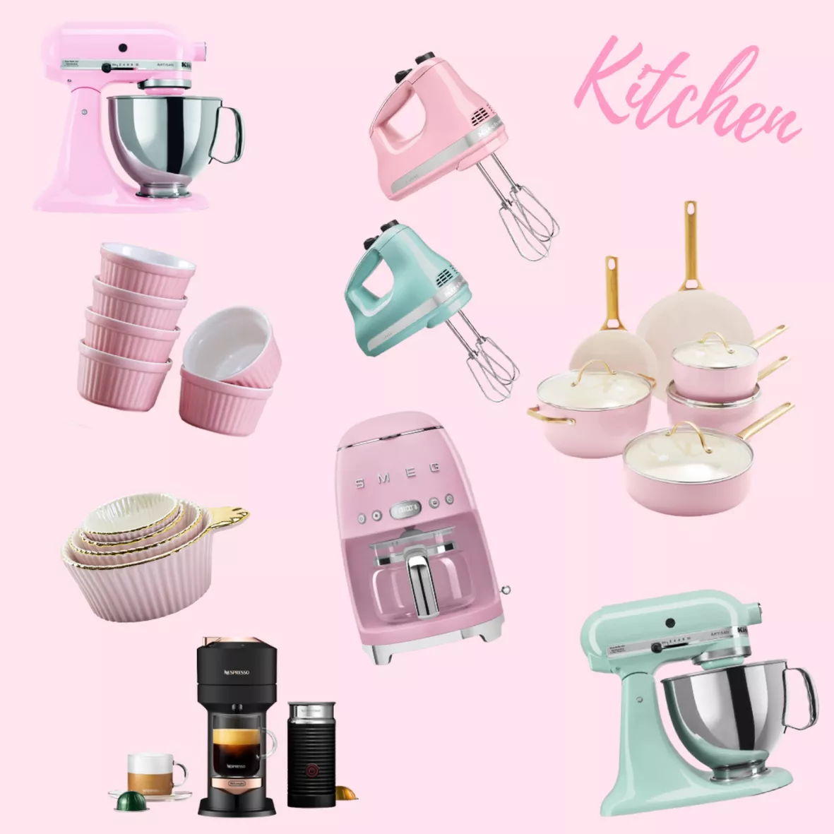 hot pink mixer Kitchen Aid  Hot pink kitchen, Kitchen aid, Pink