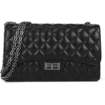 Gladdon Quilted Crossbody Purse for Women Trendy Ladies Shoulder Bag with Chain Designer Purses | Amazon (US)