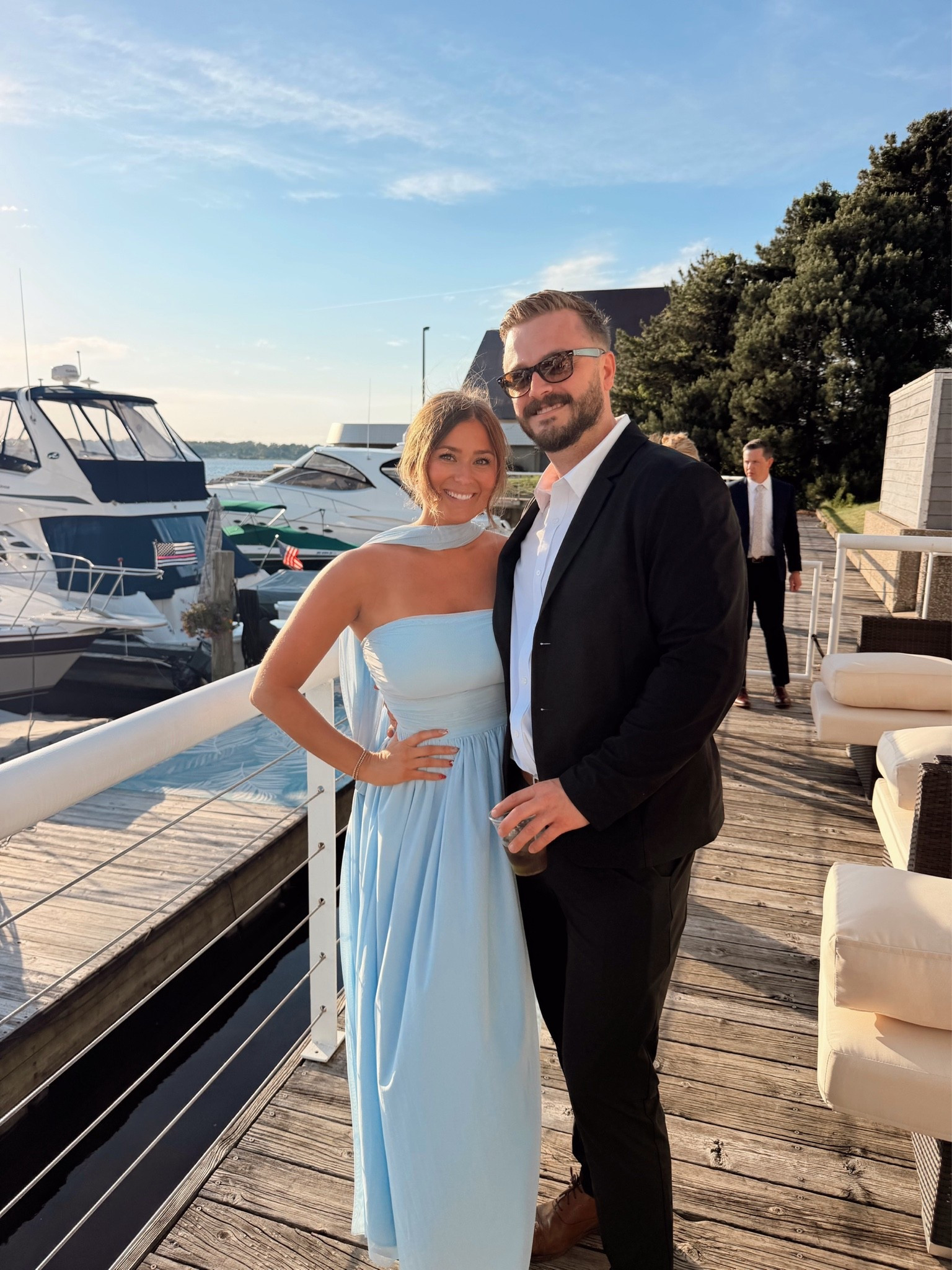 wedding guest dress !! wearing a medium- my true size! mitch’s suit is all fabletics and he loves it!!! fits
true to size as well

#LTKootd #LTKMens #LTKWedding