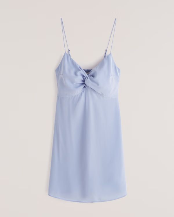 Twist-Front Mini Dress | Abercrombie & Fitch (US)