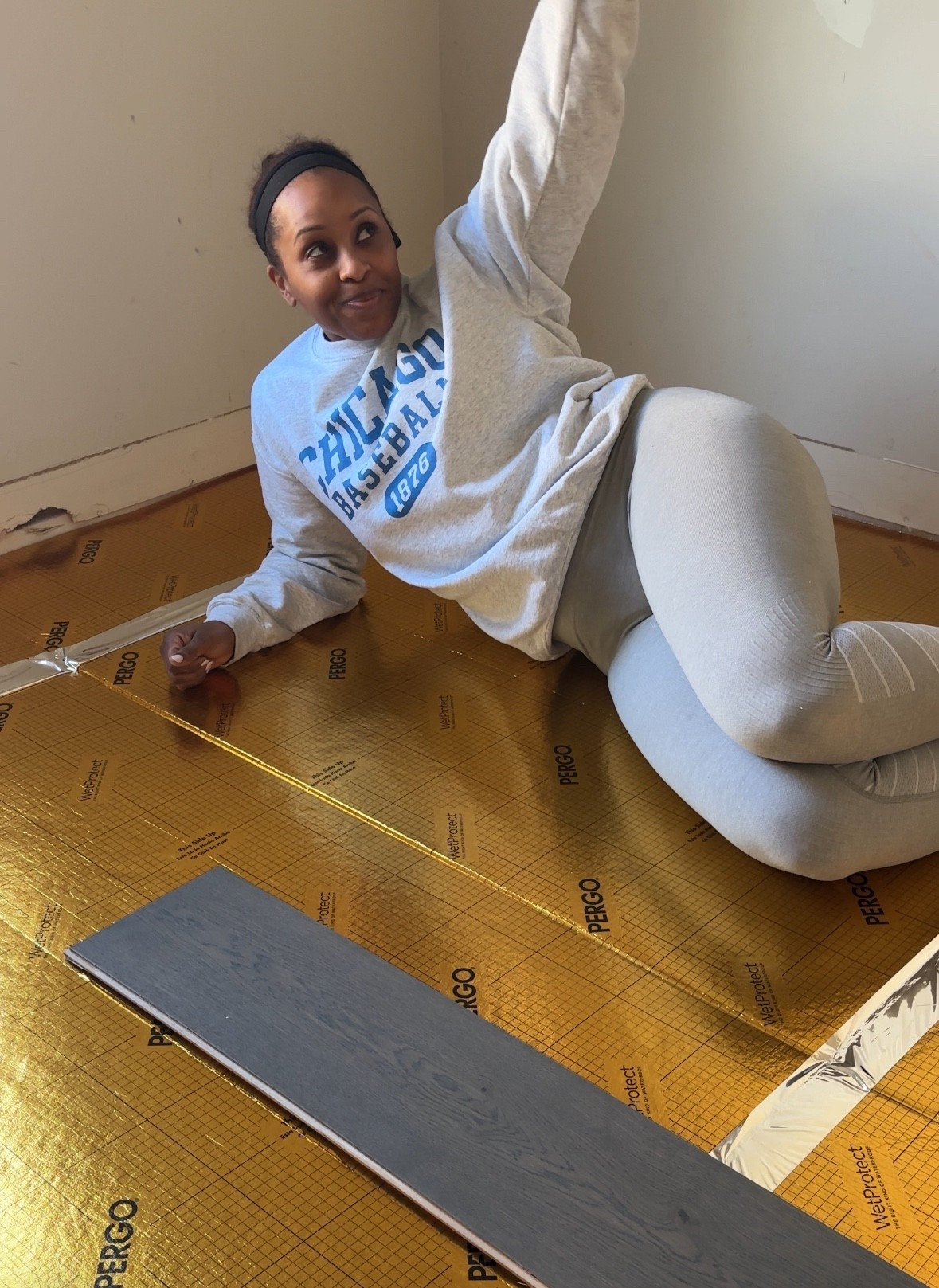 Let’s start putting down these floors!! Dream closet loading! ✨❣️

#LTKHome #LTKdayinmylife #LTKmomlife