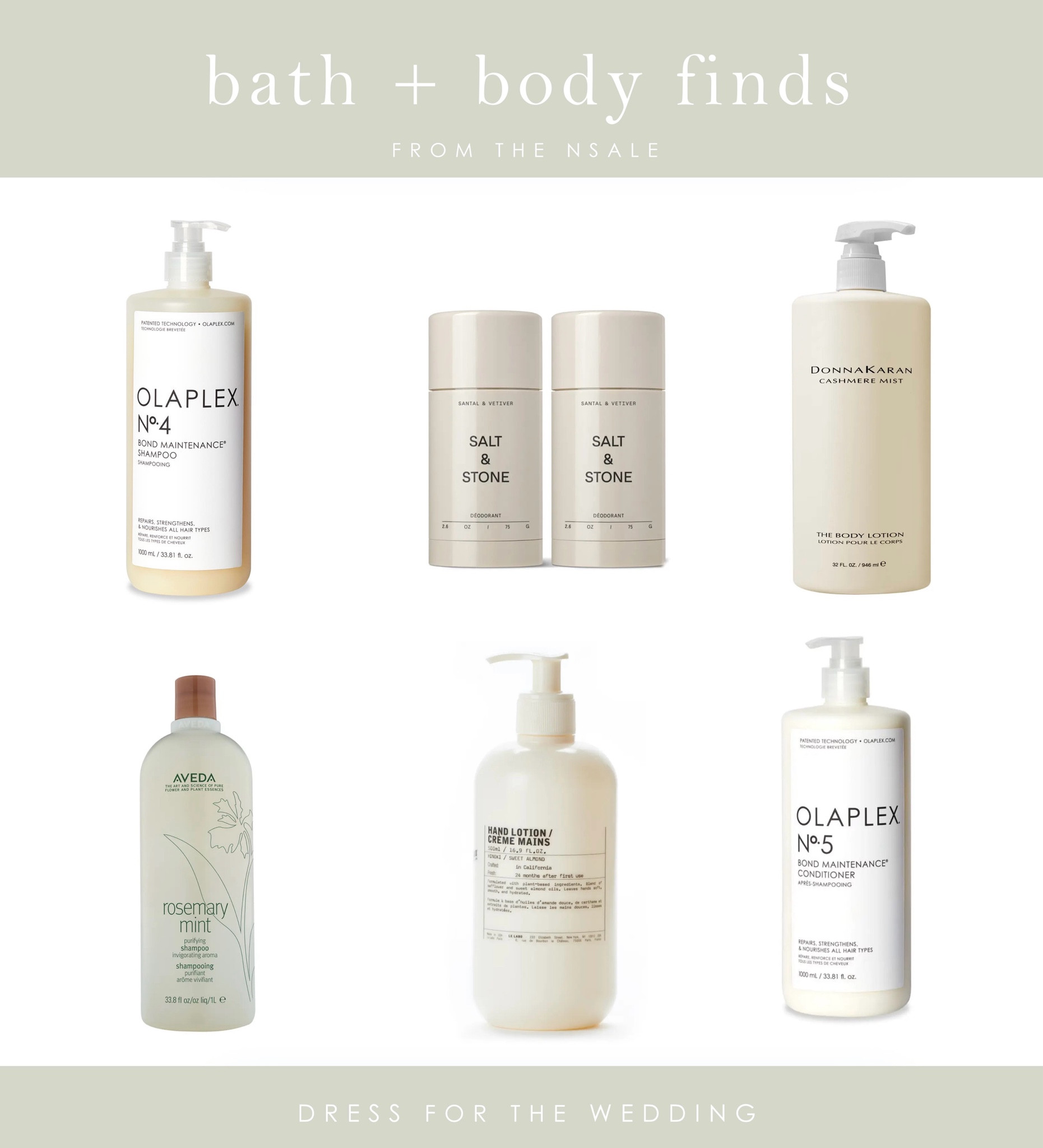 Bath and body finds from the Nordstrom Anniversary Sale! Olaplex shampoo and conditioner, Donna Karan Cashmere mist, Aveda shampoo, salt and stone le labo Santal 33, Kiehl’s lotion  #ltksalealert #ltkxnsale #ltkbeauty#LTKSummerSales #ltkxnsale #ltkbeauty

#LTKFindsUnder100 #LTKWedding #LTKSaleAlert