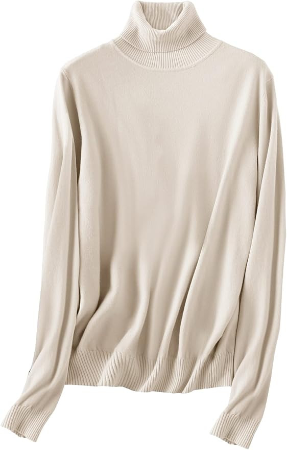 SANGTREE Women's Soft Turtleneck Sweater | Amazon (US)