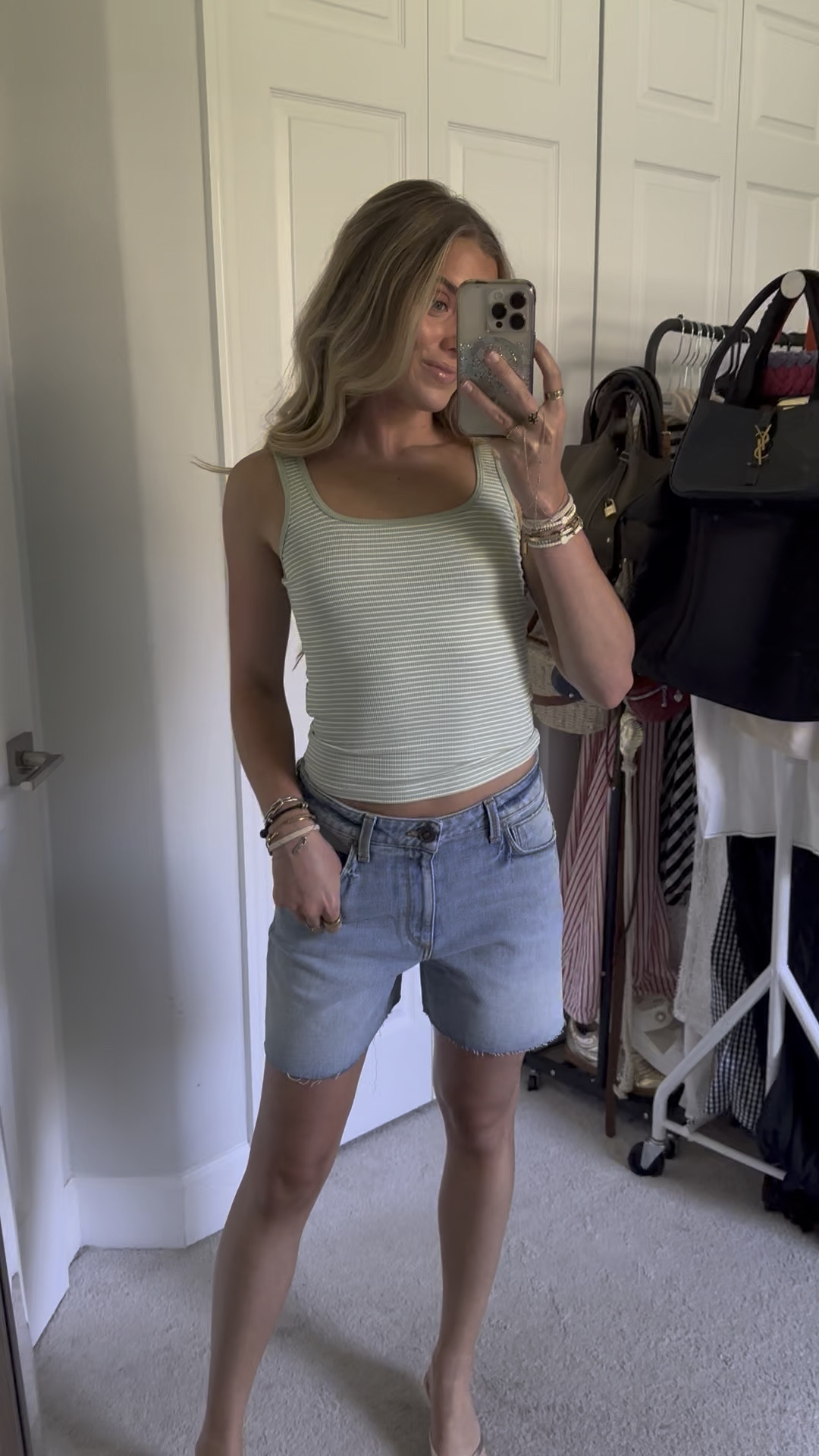 @hollister this is a ribbed striped green tank top from hollister it’s the size XS  

#LTKFindsUnder50 #LTKSaleAlert #LTKSeasonal