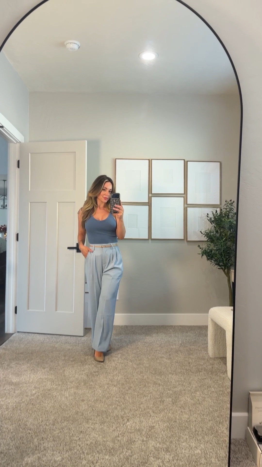 This outfit from Amazon is beyond pretty! My tank top is a size small and trousers are an XS in petite size

#LTKootd #LTKWorkwear