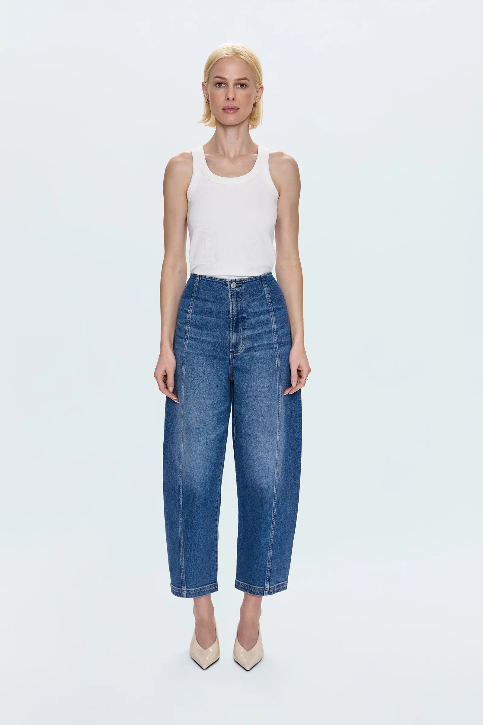 Blair High Rise Seamed Barrel Jean - Soho | Pistola Denim