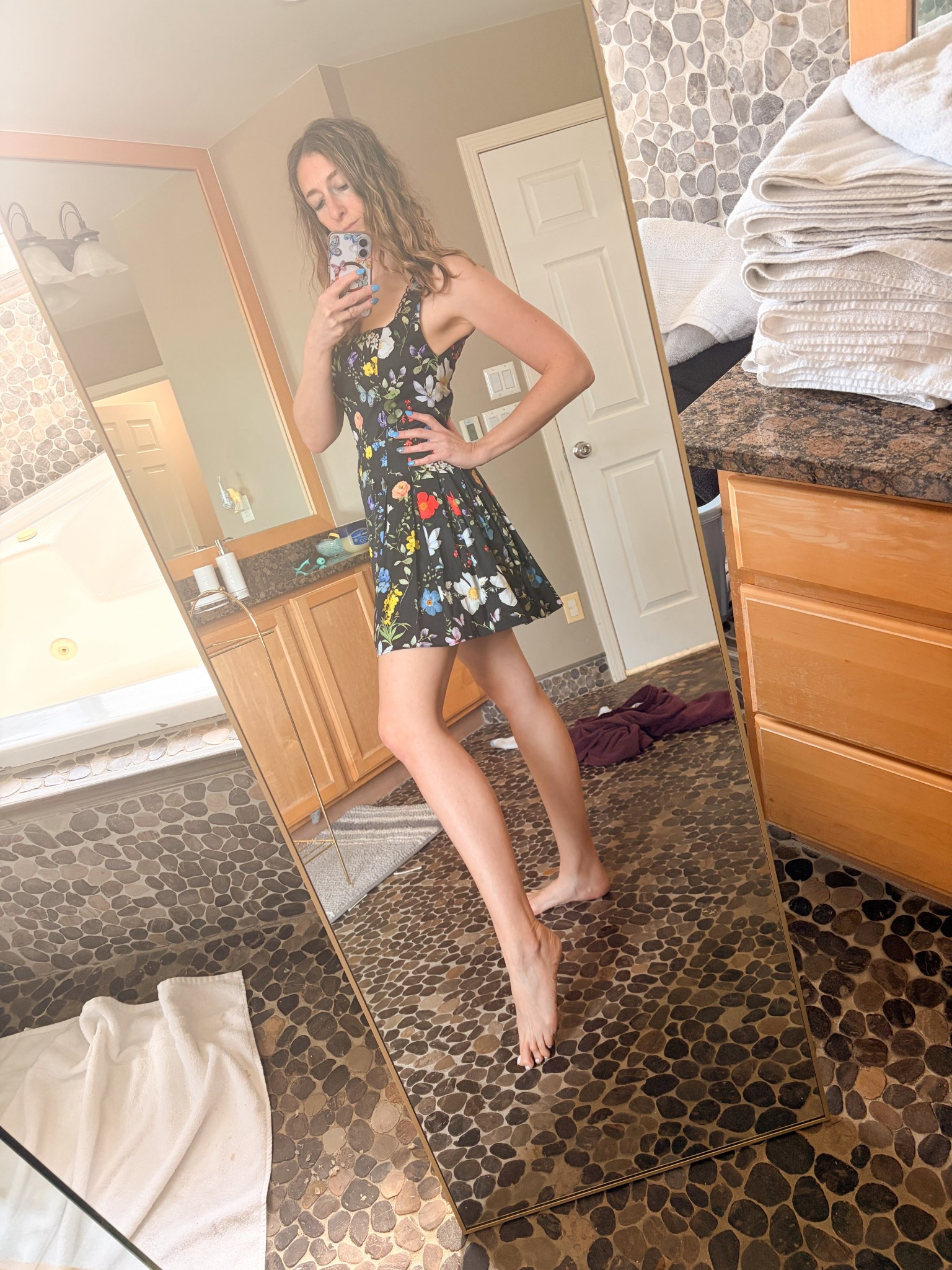 Feeling cute in this super comfy floral dress by Alice and Olivia 🌸 Can’t wait to pair it with my white sandals for a sunny day out!

@Alice + Olivia 

#LTKTravel #LTKootd #LTKFestival