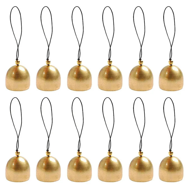 12pcs Christmas Craft Bell Vintage Small Bells Christmas Tree Festival Decor Bells | Walmart (US)