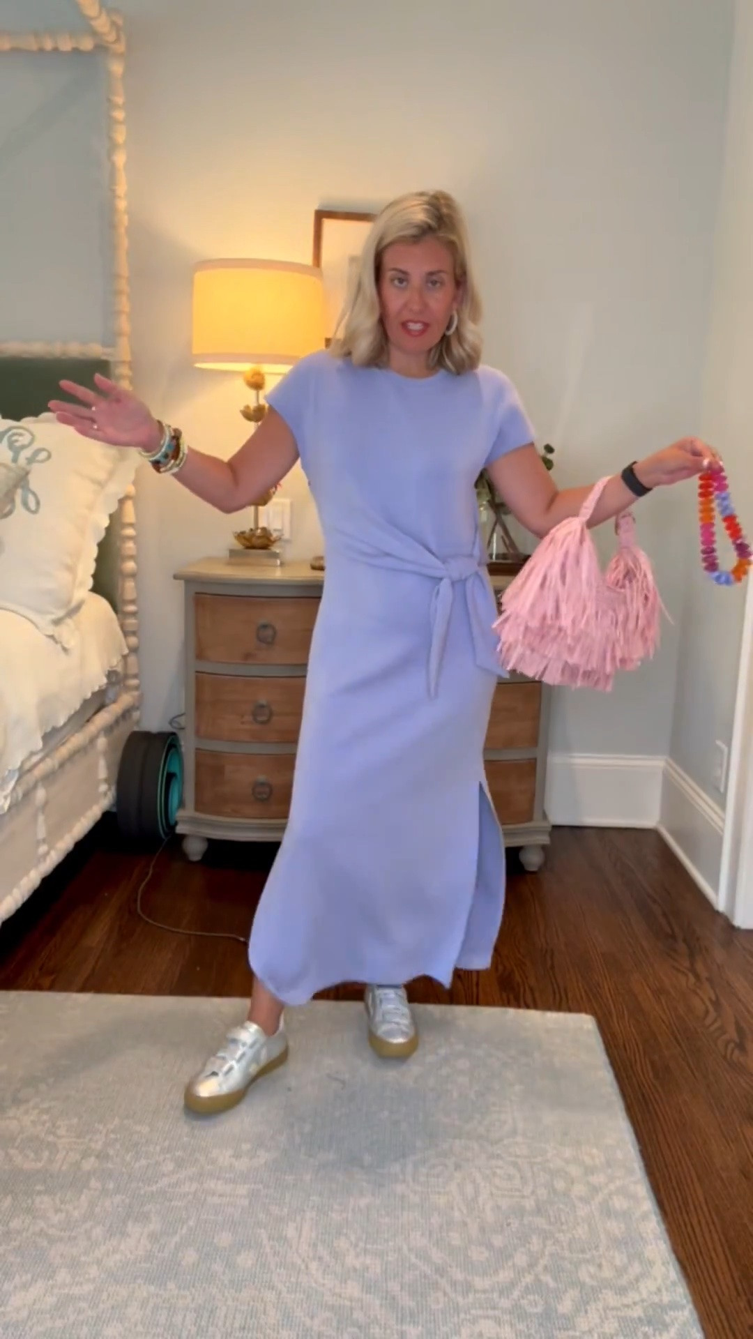 Dress now $79!! Well, this is a yes dress if I’ve ever seen one! Such a flattering fit and can totally be worn year round. 

Sizing:
Tie-Waist Maxi Dress - small
Boatneck Tank - xs
Drawstring Maxi Dress - xs
Button Down - xs
Shorts - small
Wide Leg Pant - small petite

#LTKdayinmylife #LTKmomlife #LTKOver40
