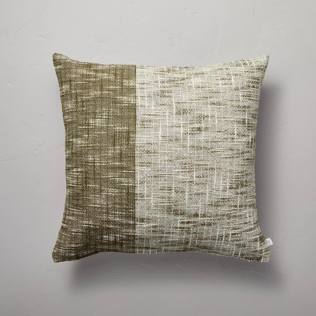 18"x18" Vertical Color Block Square Throw Pillow - Hearth & Hand™ with Magnolia | Target