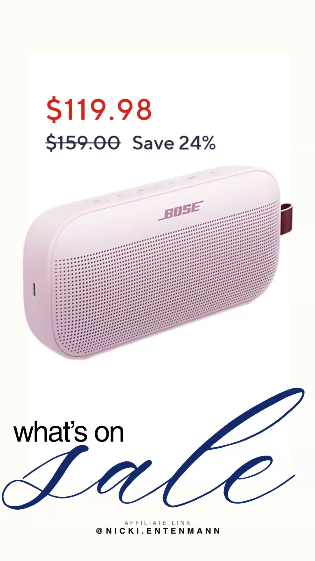 The Bose SoundLink Max is a total game changer for your spring and summer hangs. Whether you are by the pool or hosting a backyard BBQ, this portable speaker delivers incredible sound that lasts all day. #bose #qvc #qvcfinds #bosespeaker #soundlinkmax #salealert #springfavorites #techfinds #outdoorliving #dealsandsteals 

 #LTKHome #LTKSaleAlert #LTKTravel