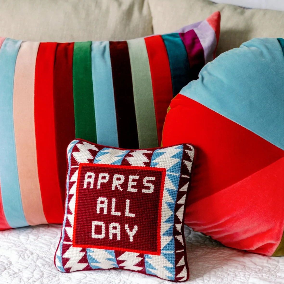Apres Ski Needlepoint Pillow | Furbish Studio