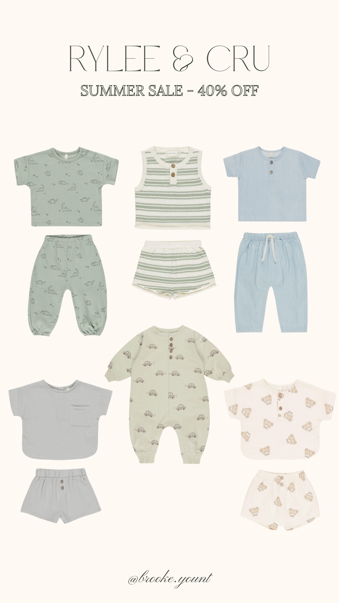 Rylee + Cru’s Summer Sale just started and this is what I’m adding to my cart for baby boy 💙 40% off everything! 

So many cute summer sets! 

Use BrookeYount for 15% off (outside of summer sale) 

Rylee + Cru | Quincy Mae | Baby Boy Style | Summer Sets for Kids 