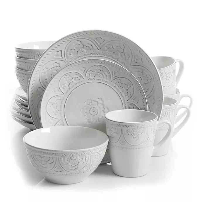 Gibson Overseas Juneau 16-Piece Dinnerware Set | Bed Bath & Beyond