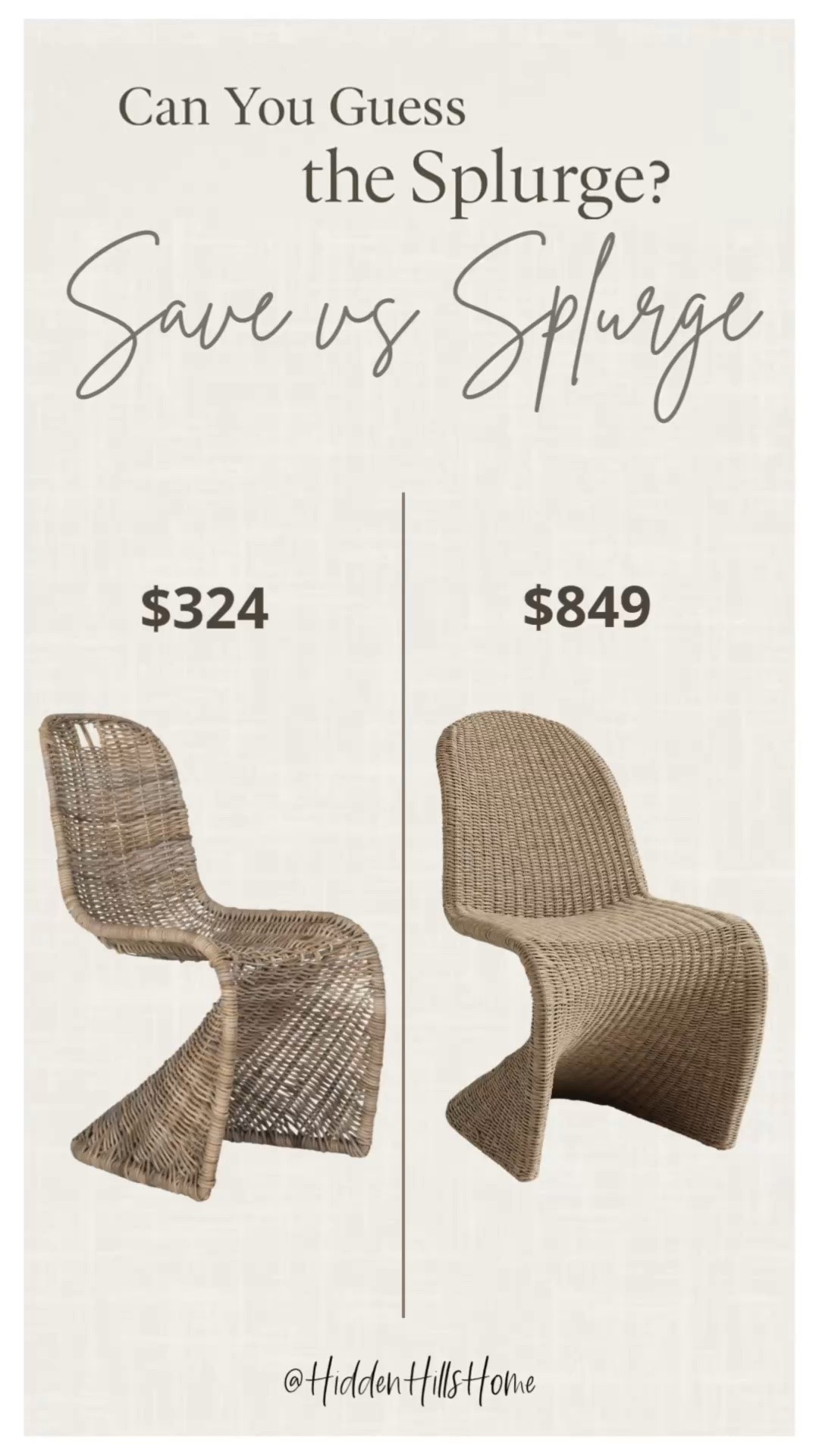 Save or splurge outdoor chair options! I purchased the save option here & love them!

#LTKHome #LTKSaleAlert #LTKSeasonal