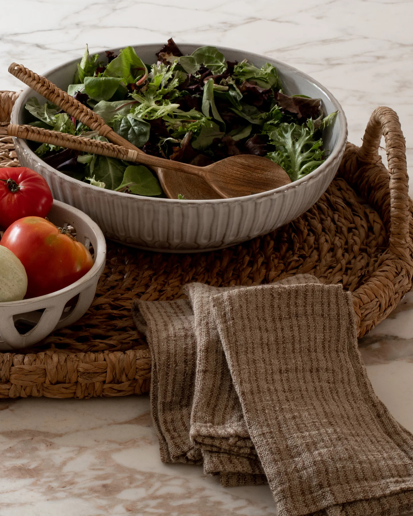 Marino Woven Tray | The Vintage Rug Shop