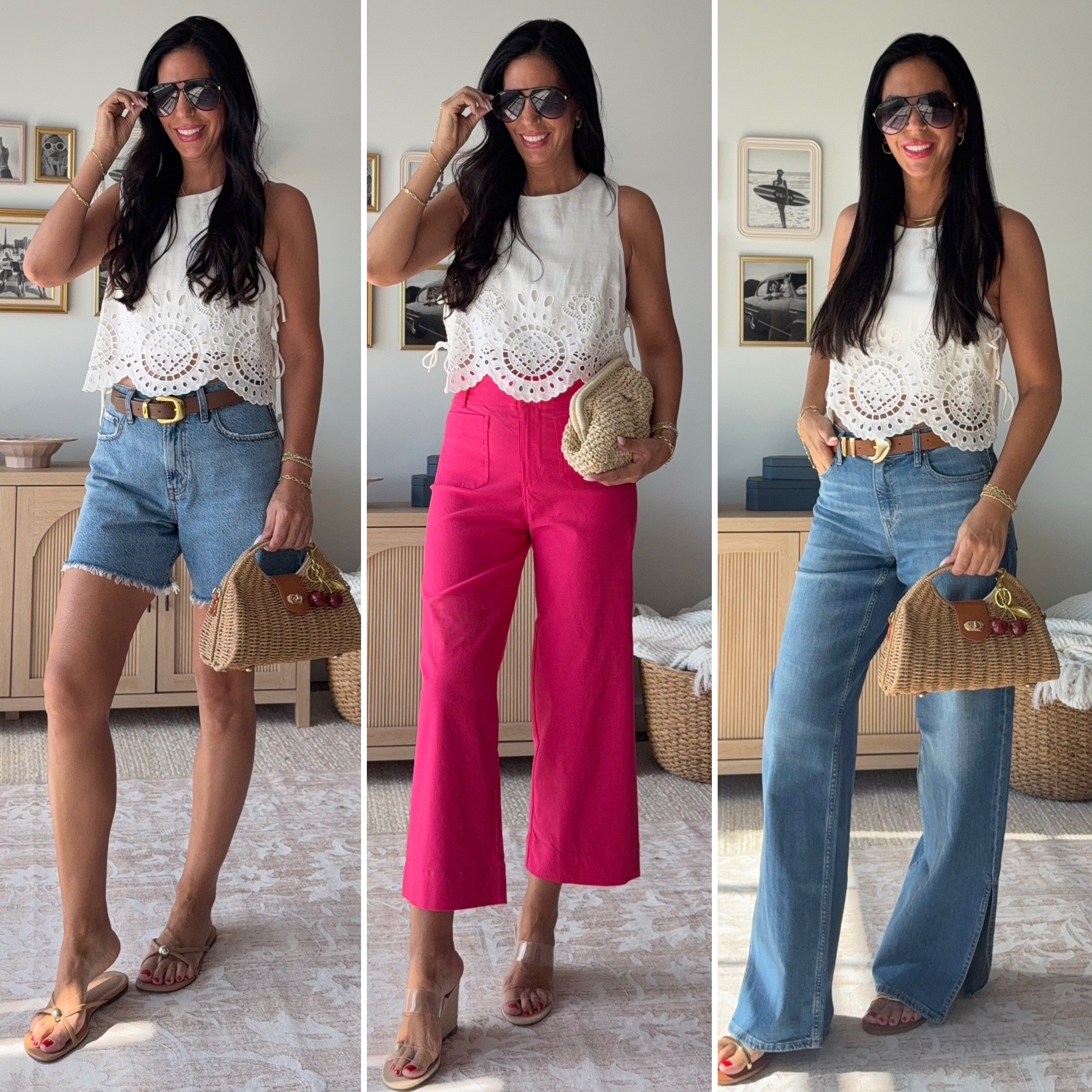 The perfect summer crochet double lined top for the summer 
Top- small 
Anthro look for less pants- size 27 
Denim- size 27 long 

#LTKU #LTKSaleAlert #LTKFindsUnder50

#LTKOver40 #LTKShoeCrush #LTKSeasonal

#LTKOver40 #LTKFindsUnder50 #LTKSaleAlert #LTKShoeCrush #LTKU