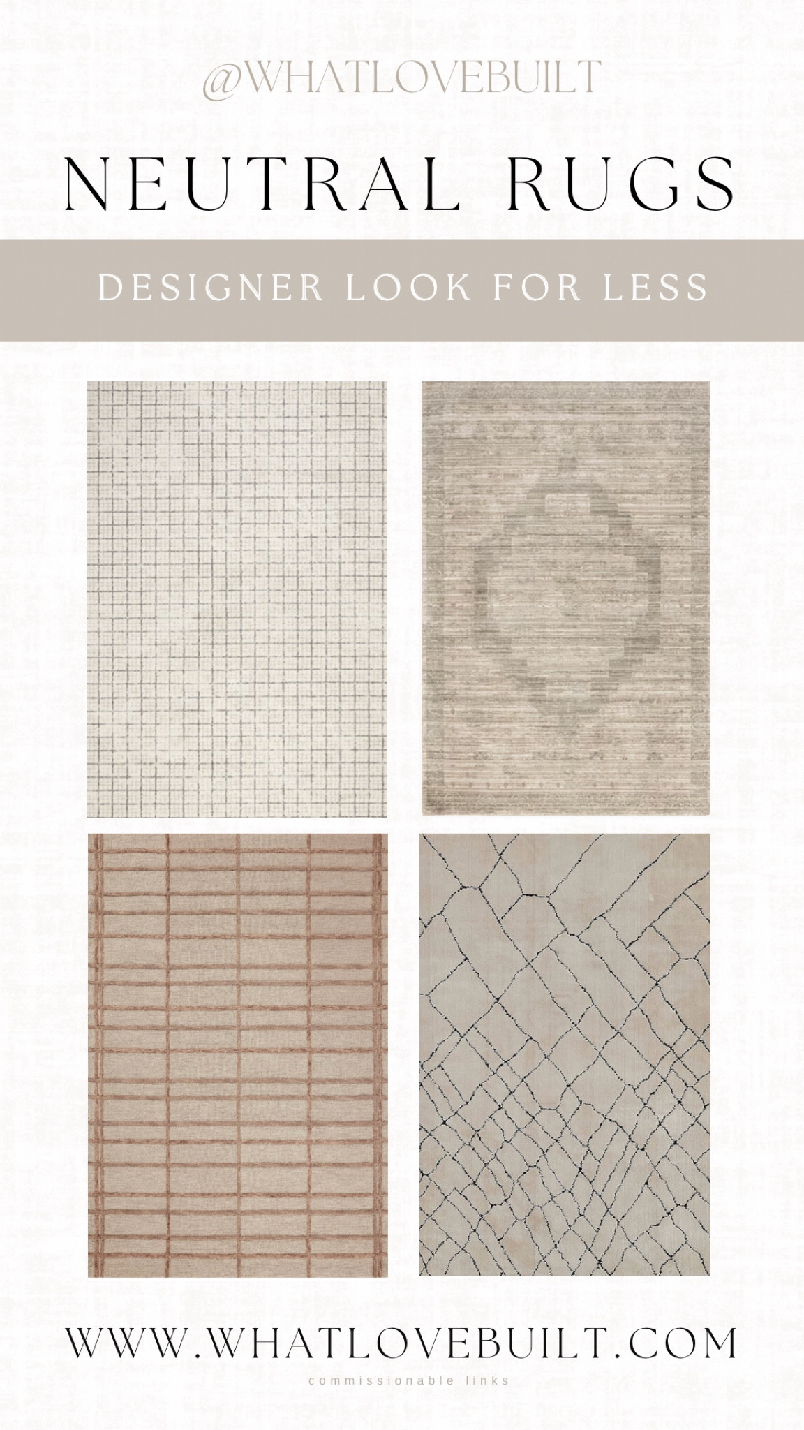 Neutral Modern Area Rugs 

#rug #rugs #arearug #neutral #modernhome #home #moderndecor #homedesign #style #livingroom #bedroom #homeoffice 

#LTKfindsunder100 #LTKstyletip #LTKhome