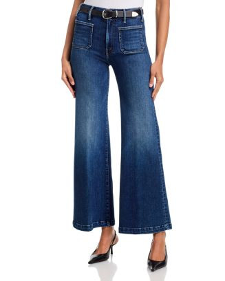 The Hustler Roller Patch Pocket High Rise Wide Leg Jeans in One Last Shot | Bloomingdale's (US)