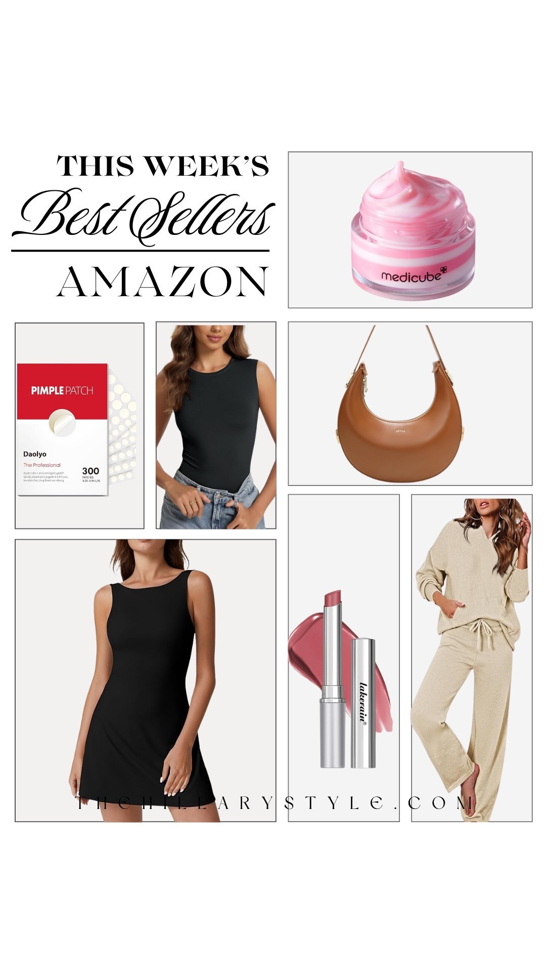 This week’s top Amazon picks are all about comfort, hydration, and pre-fall layering. I’m loving the new leather shoulder bags in fall tones, the cozy two-piece set, and sheer honey-tinted lip balms for everyday glow. Plus, the Medicube lip mask and open-back tennis dress with built-in shorts? Instant favorites.

#LTKStyleTip #LTKBeauty #LTKOver40