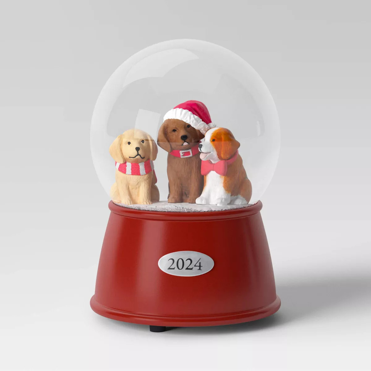 5.5"x4" Dogs 2024 Christmas Snow Globe - Wondershop™ | Target