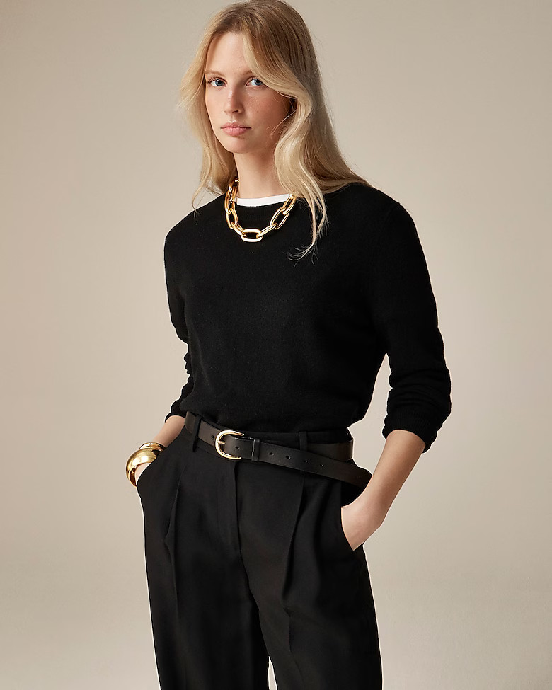 Cashmere classic-fit crewneck sweater | J. Crew US