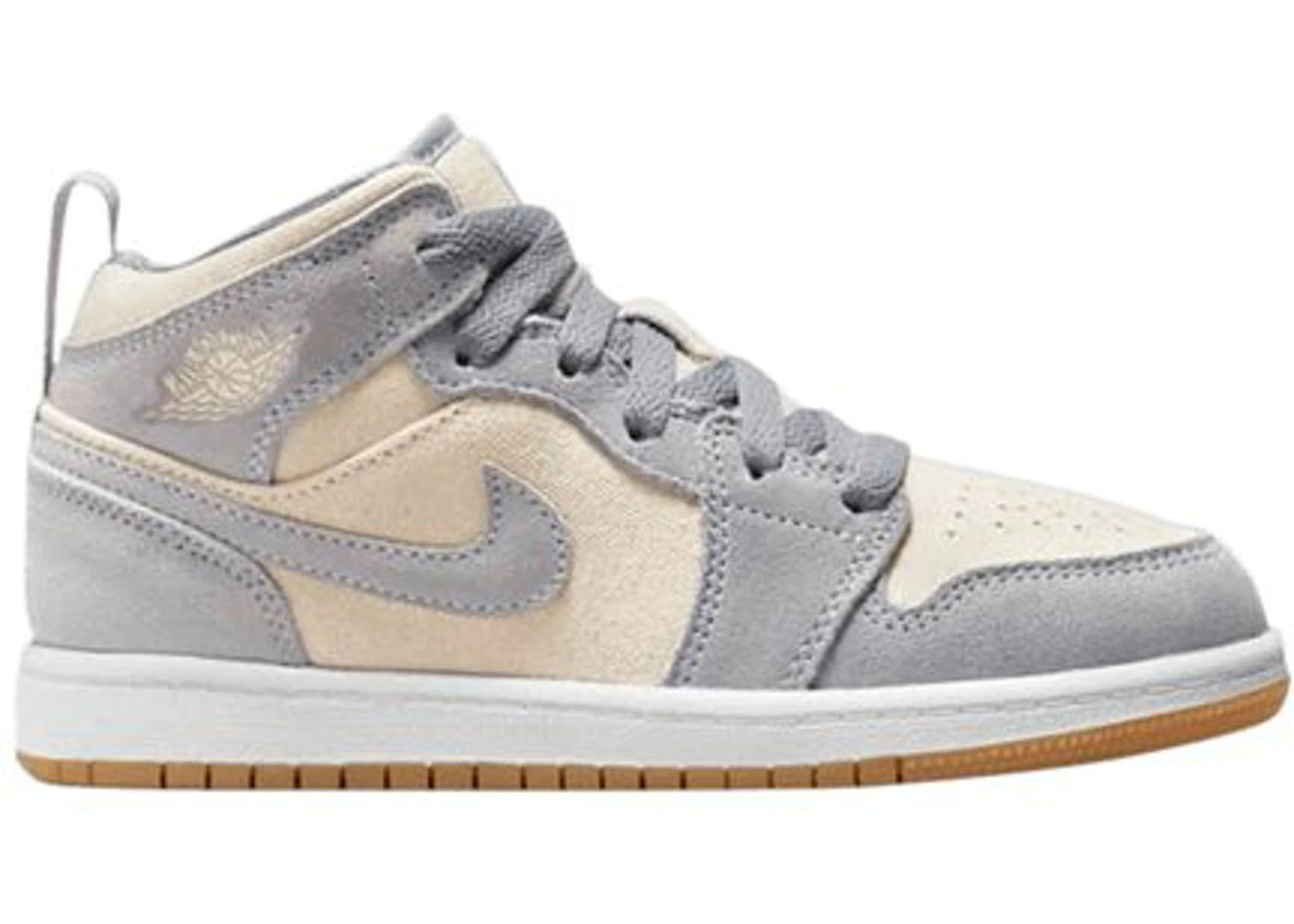 Jordan 1 Mid SE Coconut Milk Particle Grey (PS) | StockX