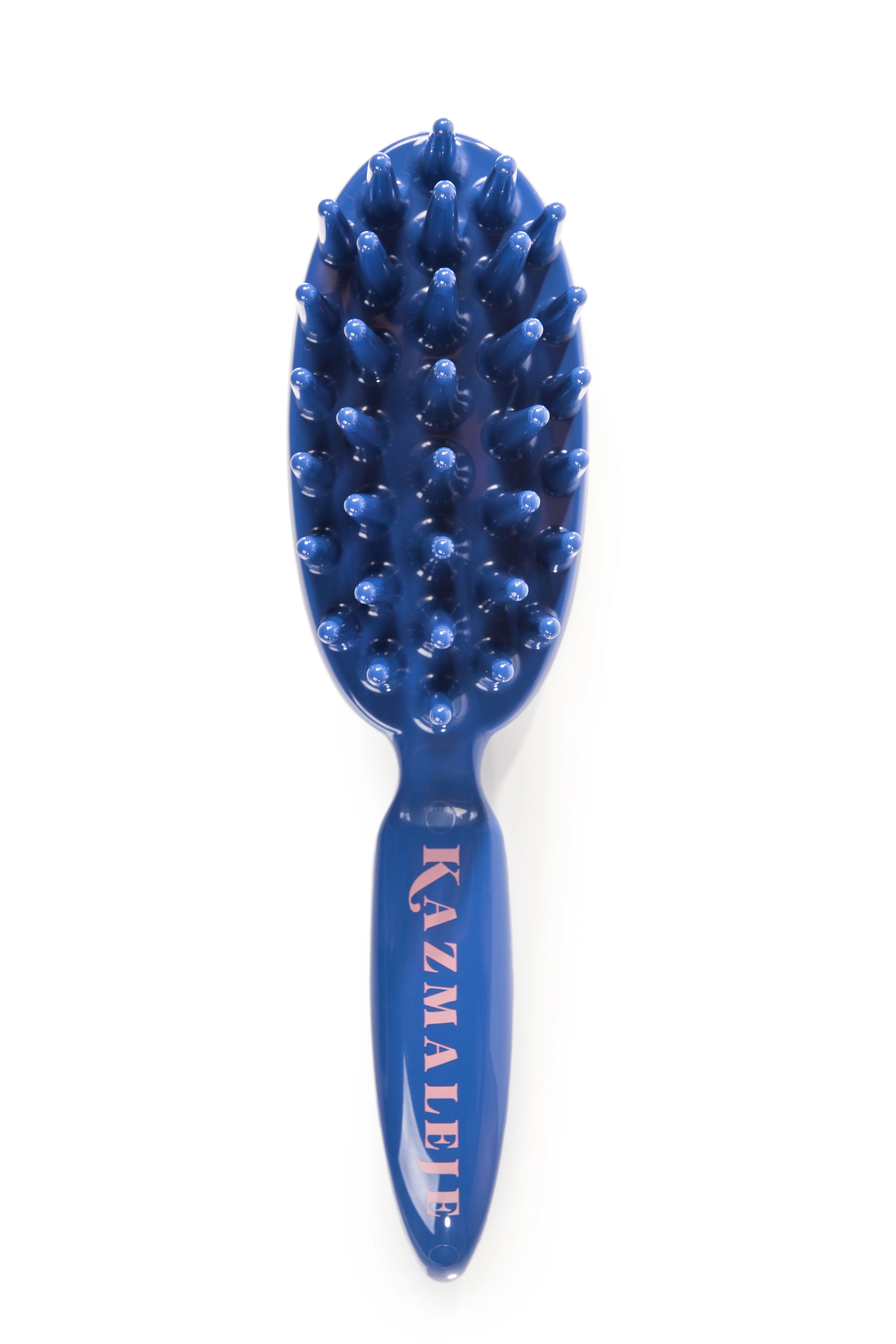 KAZMALEJE Kurls Plus Wide Tooth Paddle Brush, Cobalt - Walmart.com | Walmart (US)