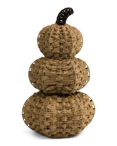 Three Layer Stacked Pumpkins Decor | TJ Maxx