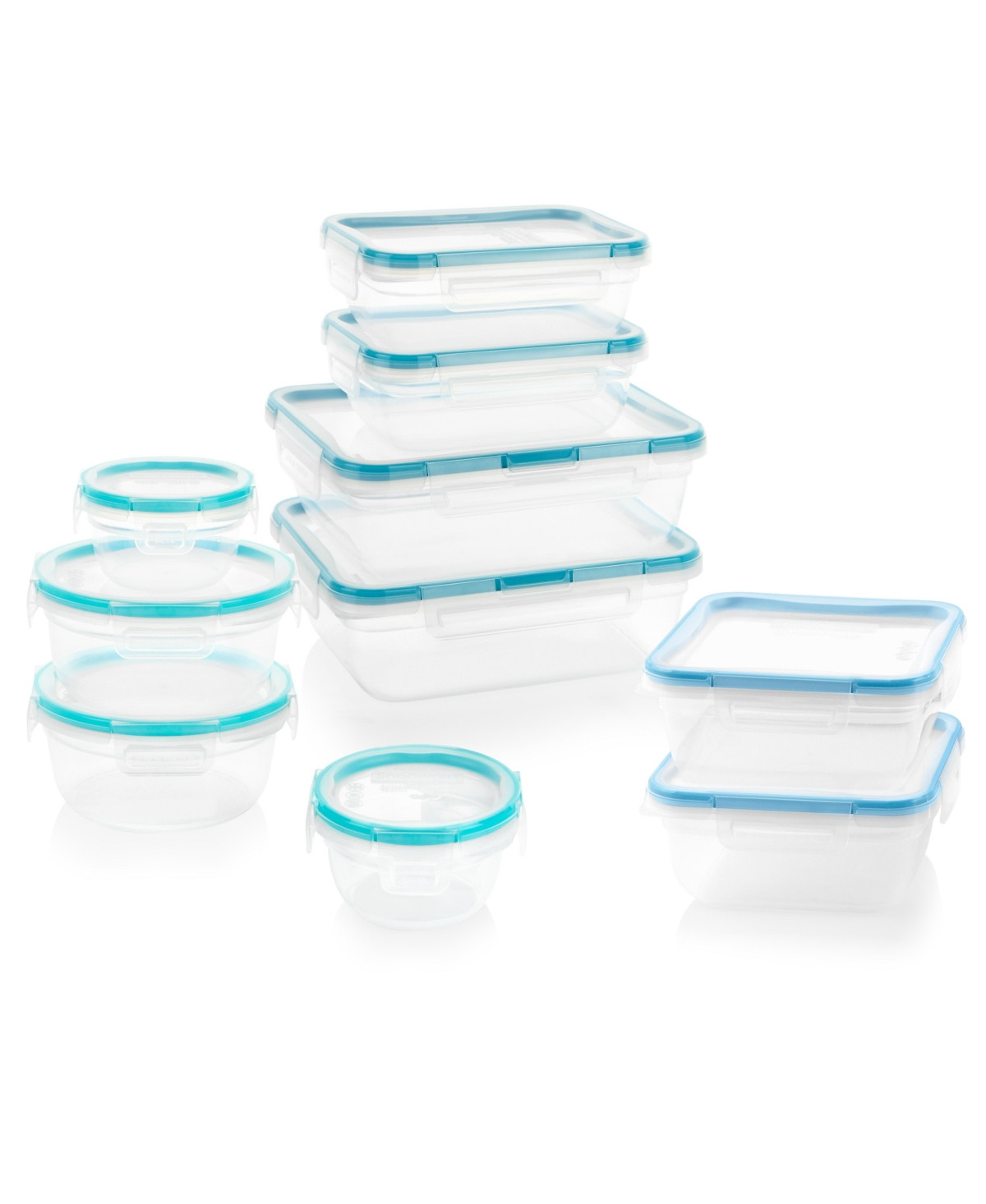 Snapware Total Solutions 20-Pc. Food Storage Container Set - Blue | Macy's