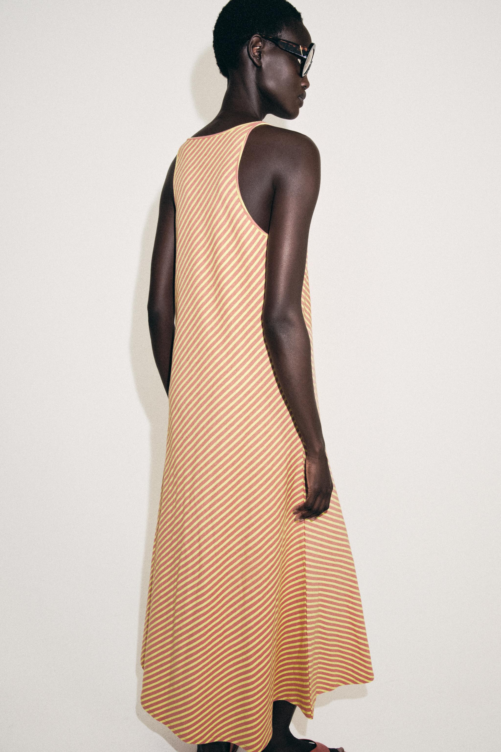 LONG STRIPED DRESS | Zara US