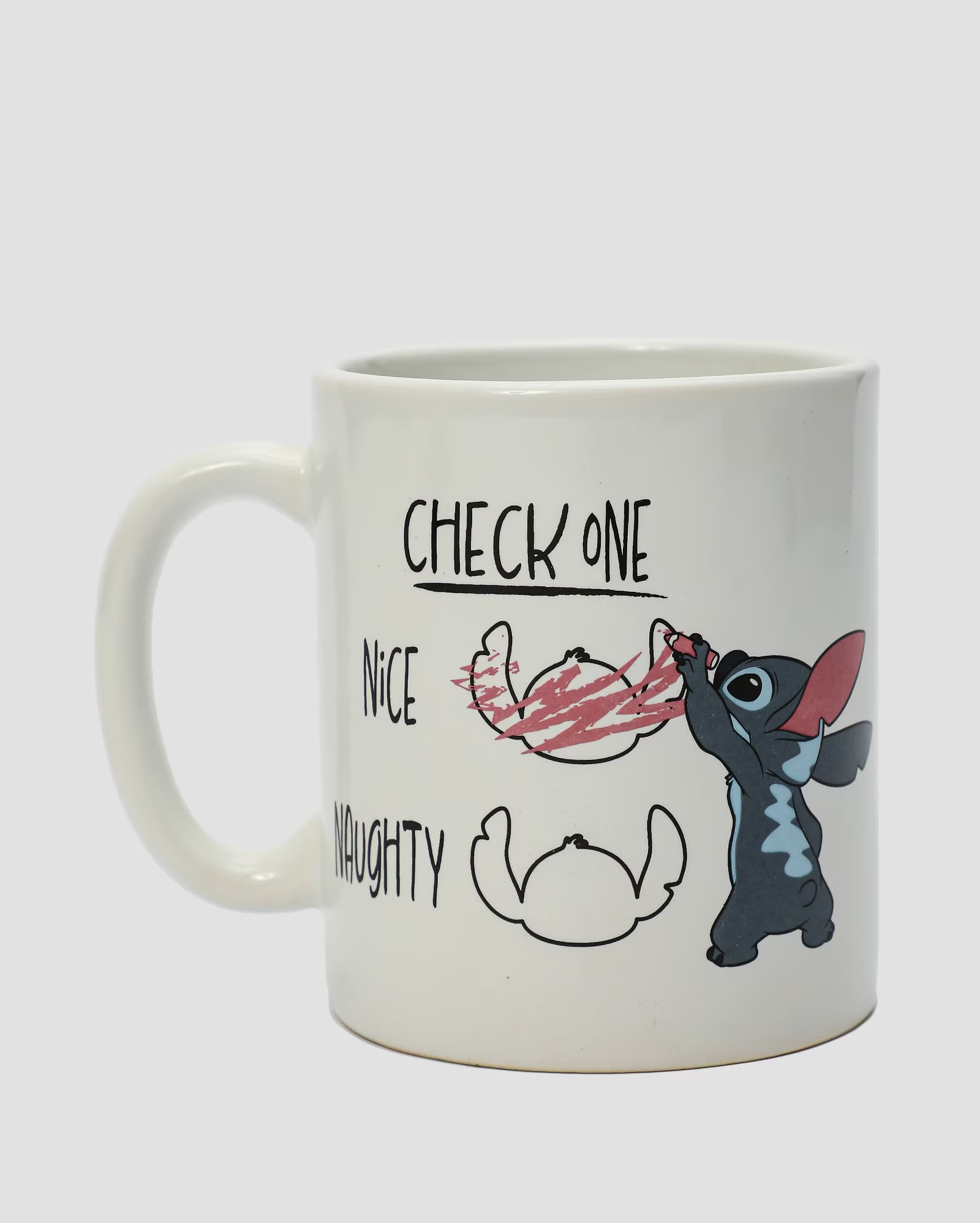 Caneca de cerâmica Stitch 370ml branca | Disney | Riachuelo (BR)