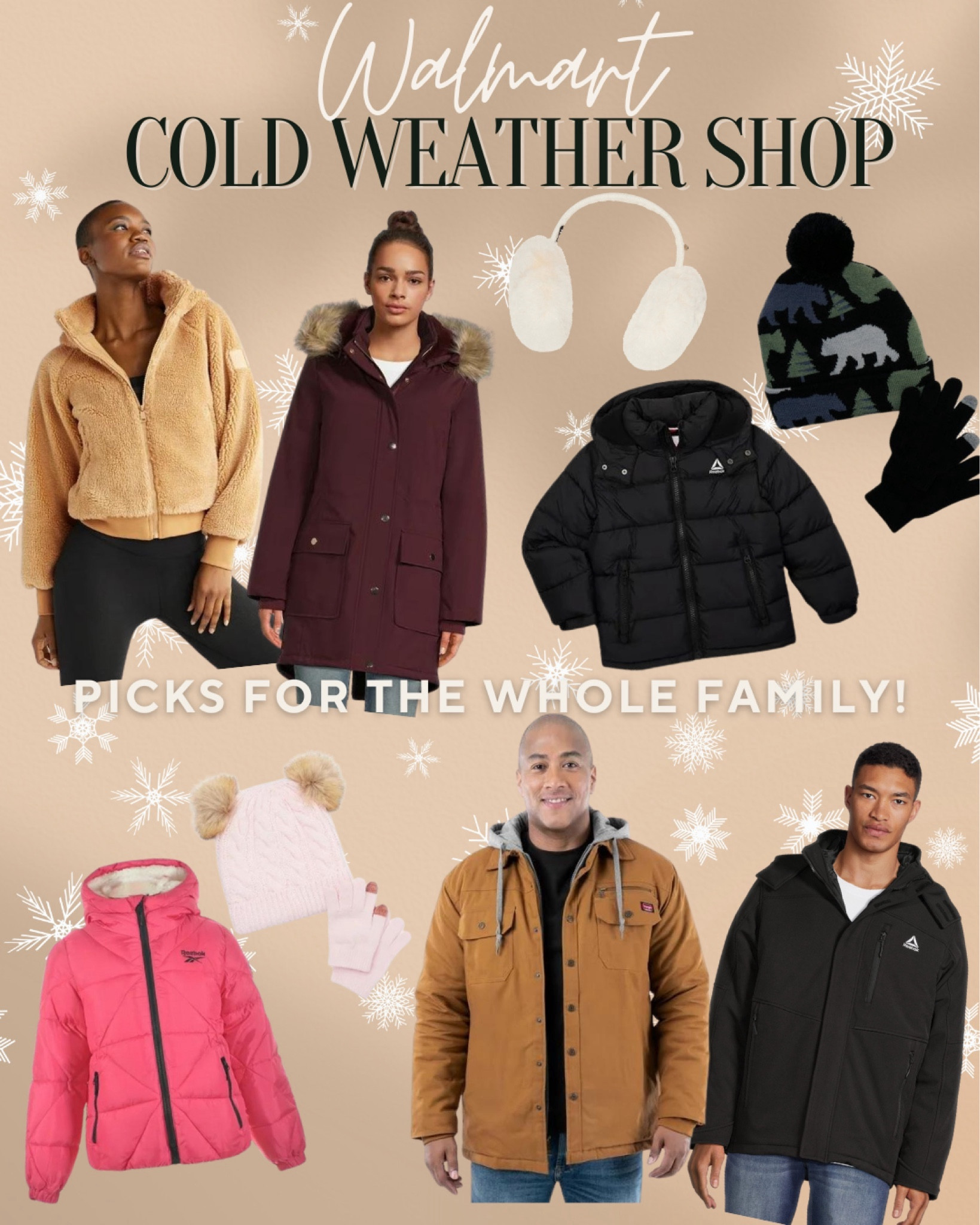 Keep the whole family warm & cozy this winter with @walmartfashion #walmartpartner #walmartfashion
