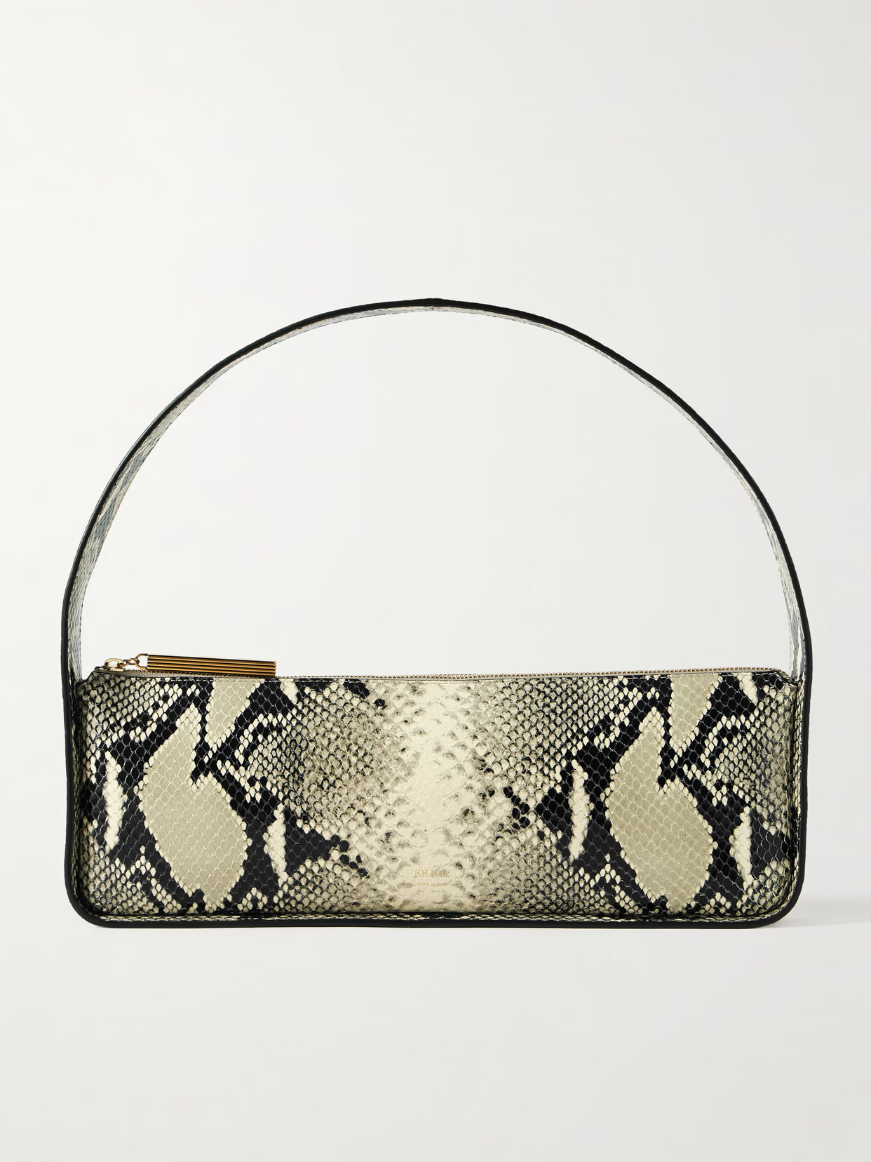 KHAITE - Lori Snake-effect Leather Shoulder Bag - Animal print | NET-A-PORTER (US)