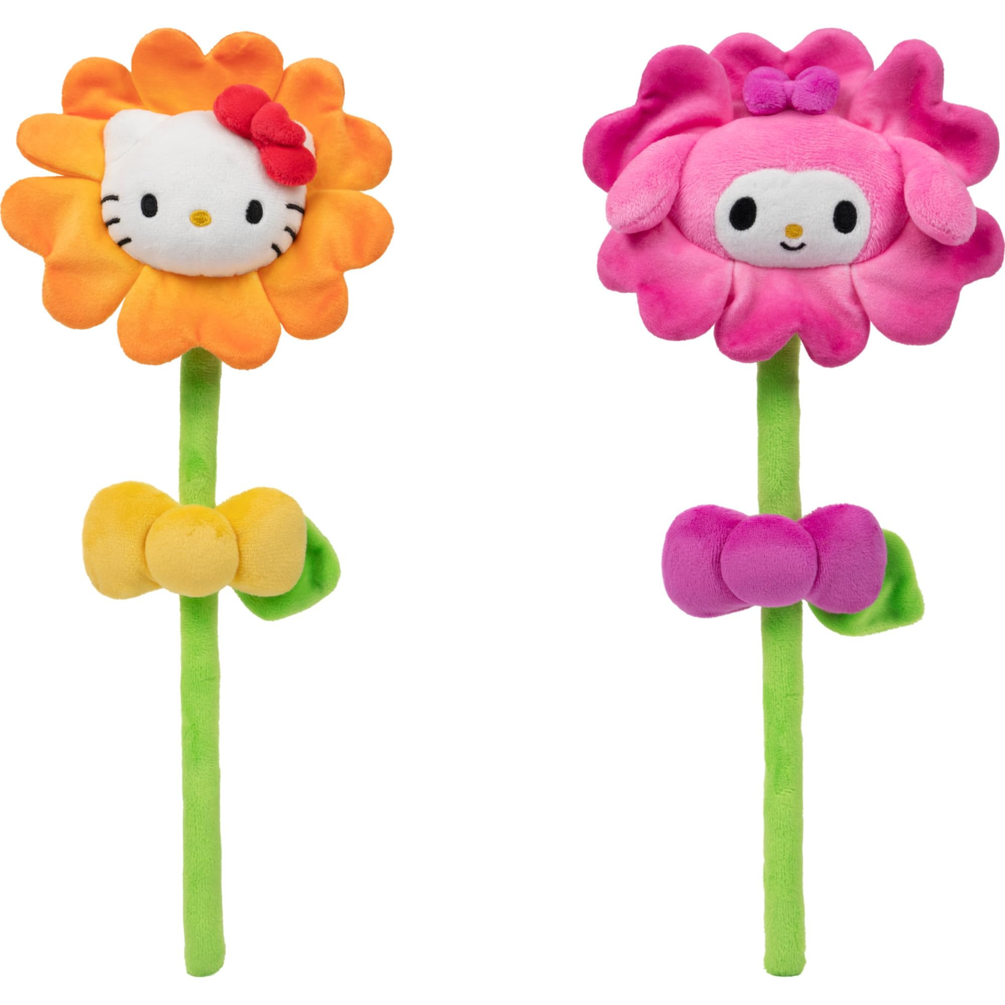 Hello Kitty® and Friends 14-inch Plush Flower 2 Pack - Hello Kitty® & My Melody™ with Bendabl... | Amazon (US)