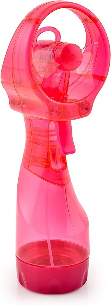 O2COOL Deluxe Handheld Battery Powered Water Misting Fan (Raspberry) | Amazon (US)