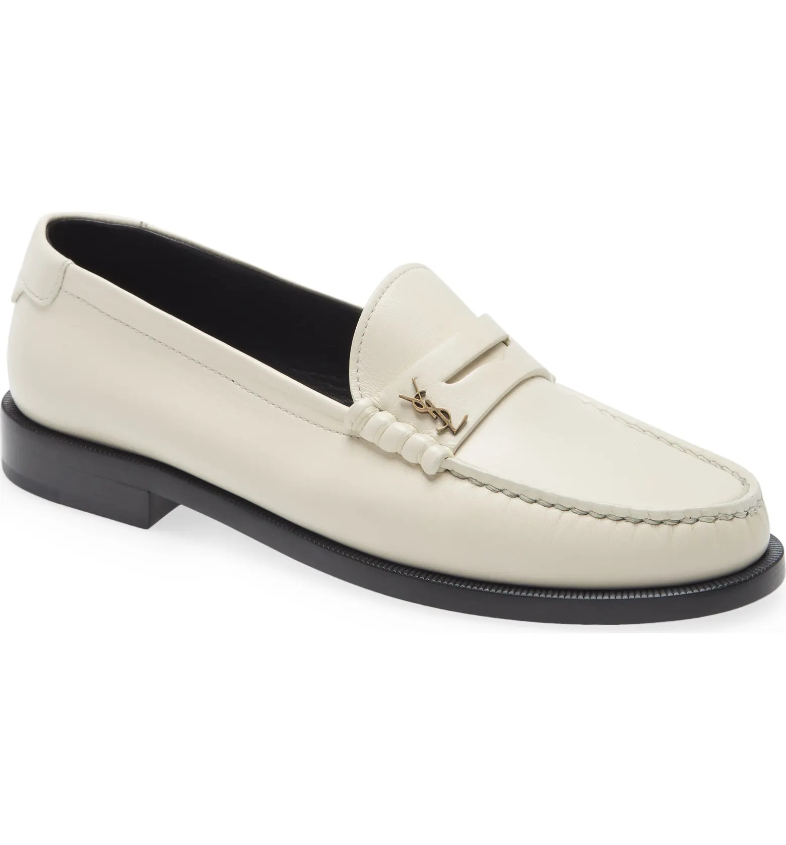 Saint Laurent YSL Monogram Penny Loafer | Nordstrom | Nordstrom