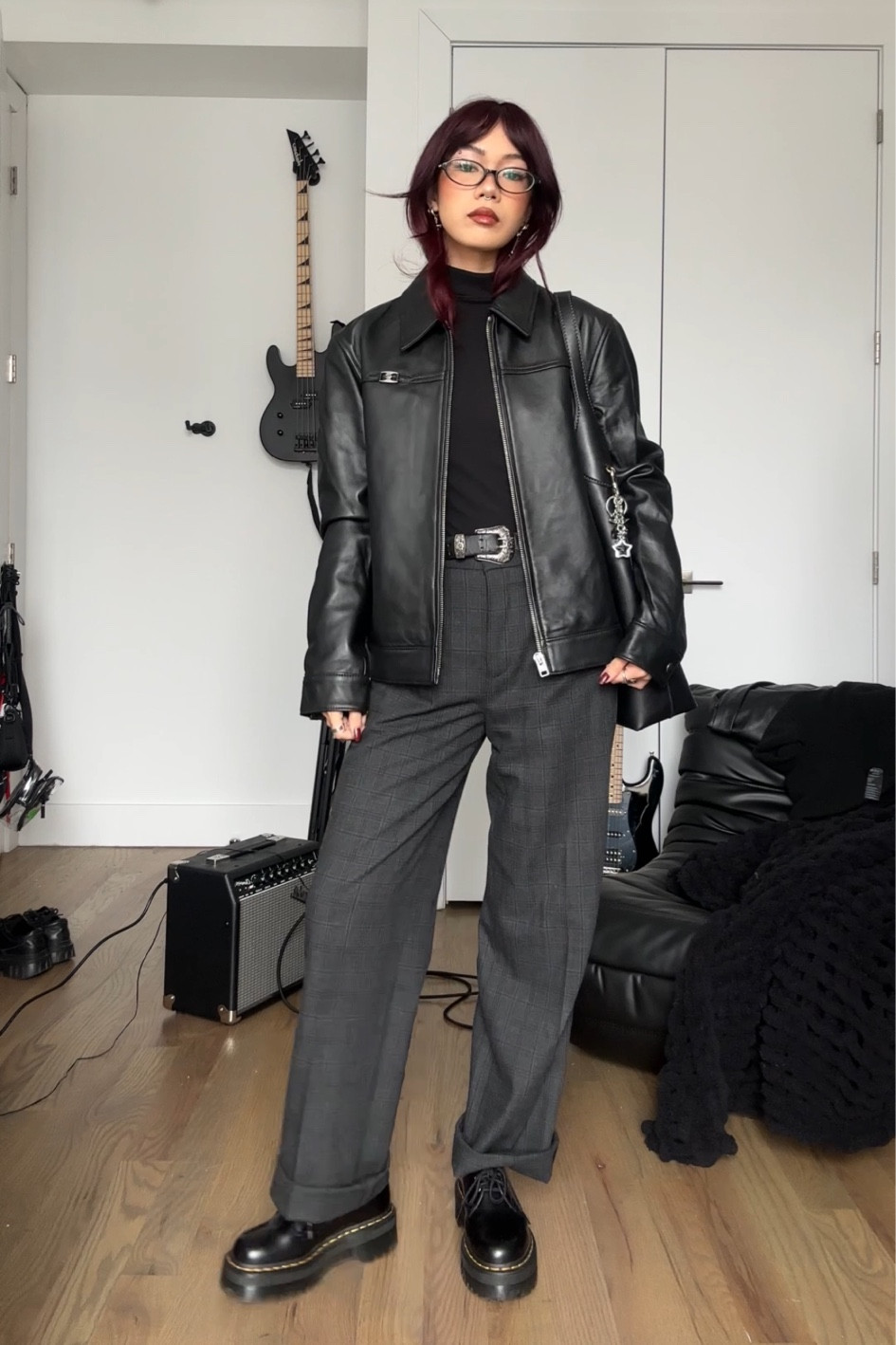 Leather jacket fall/winter ootd alternative

#LTKSeasonal #LTKStyleTip