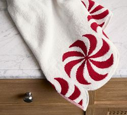 Peppermint Swirl Towel | Pottery Barn (US)