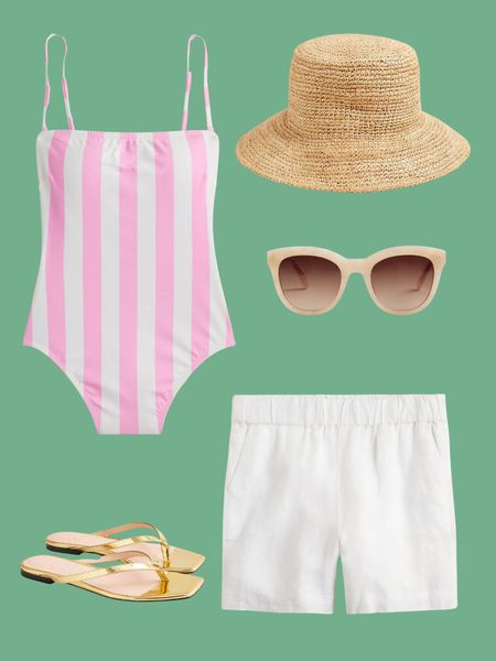 The perfect one piece swimsuit outfit for the prettiest beach day

#LTKsalealert #LTKover40 #LTKswim