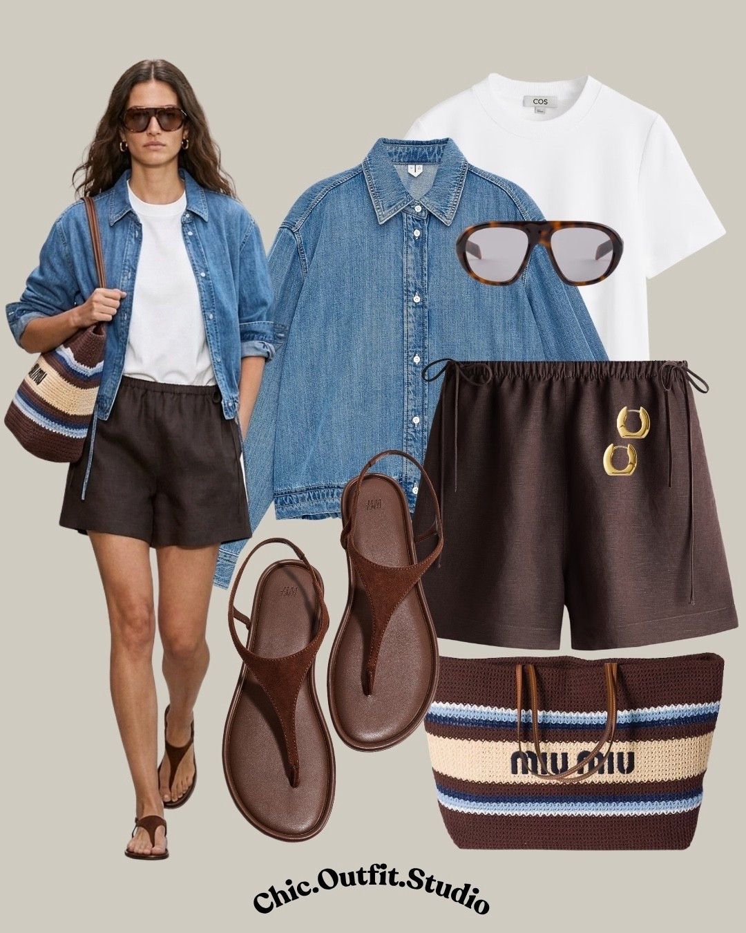Denim Jacket & Brown Shorts Casual Summer Outfit

✨A light denim jacket layered over a white tee with brown shorts creates a relaxed yet polished casual summer outfit. The mix of structured denim and soft linen makes this look practical and effortlessly cool.

✨Perfect for travel days, casual city looks, errands, or weekend outings.

✨Tags: denim shirt outfit women, dark shorts outfit summer, casual summer outfit women, layered outfit summer, smart casual outfit women, everyday outfit ideas women, european casual style, comfortable chic outfit, transitional summer outfit

#LTKshoes #LTKspring #LTKsummer