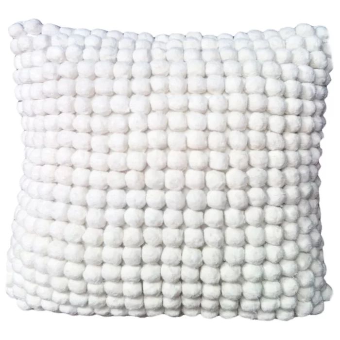 Janik Pom Pom Cotton Throw Pillow | Wayfair North America