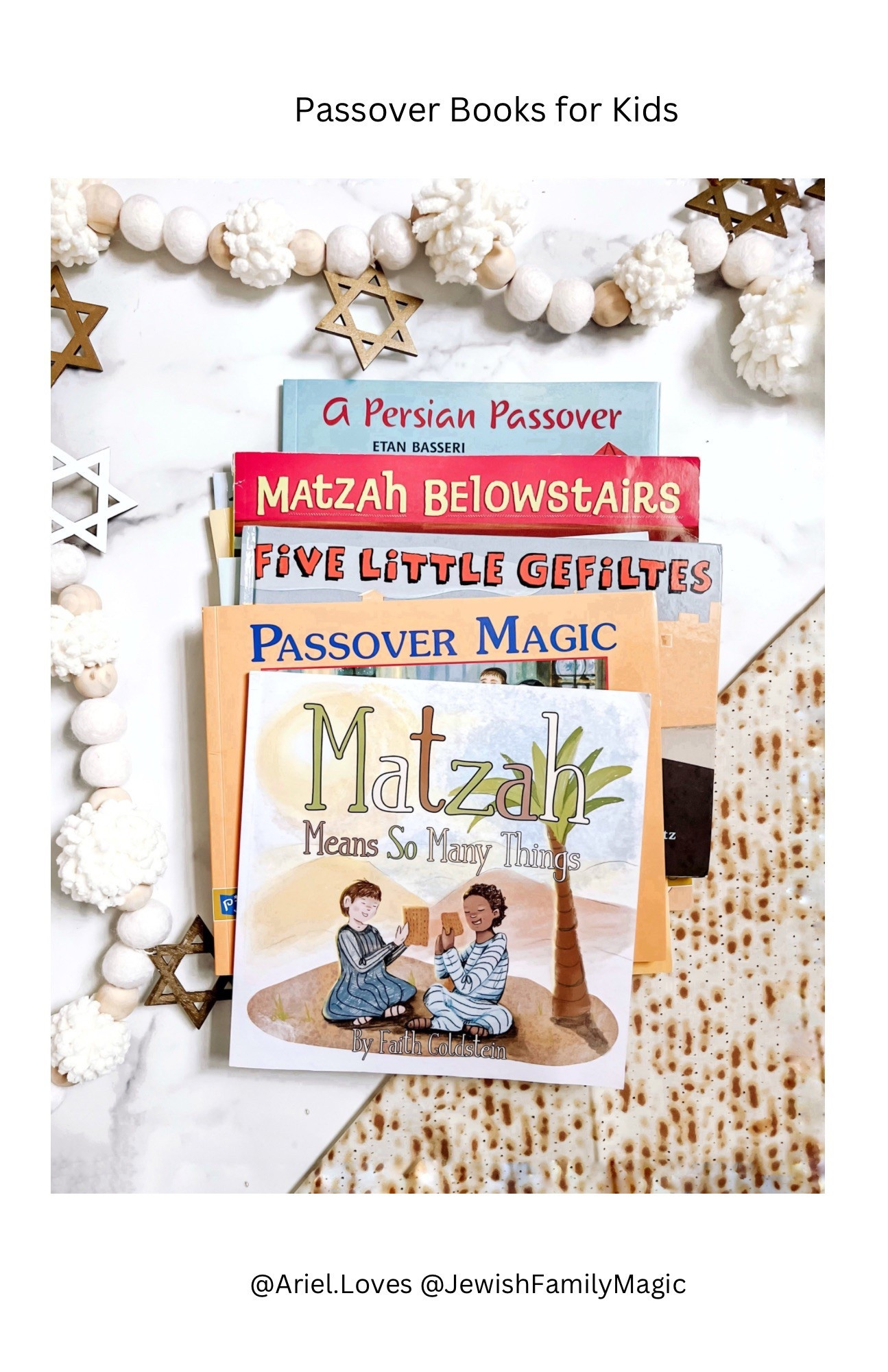 Our favorite Passover books for kids! 
