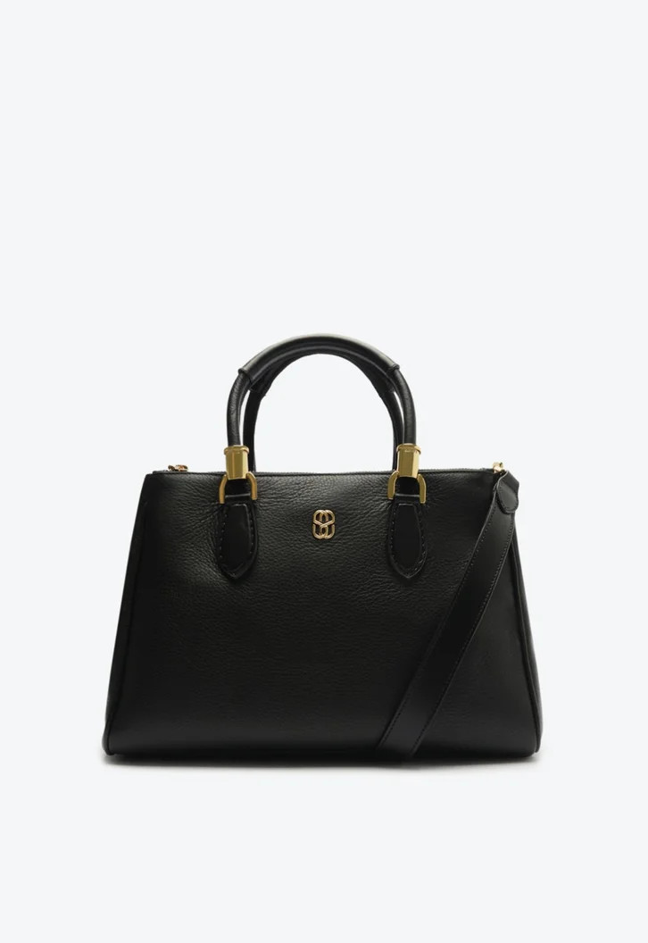 Bolsa Tote Preta Schutz Grande Lorena Cozy Couro | ZZ Mall (BR)