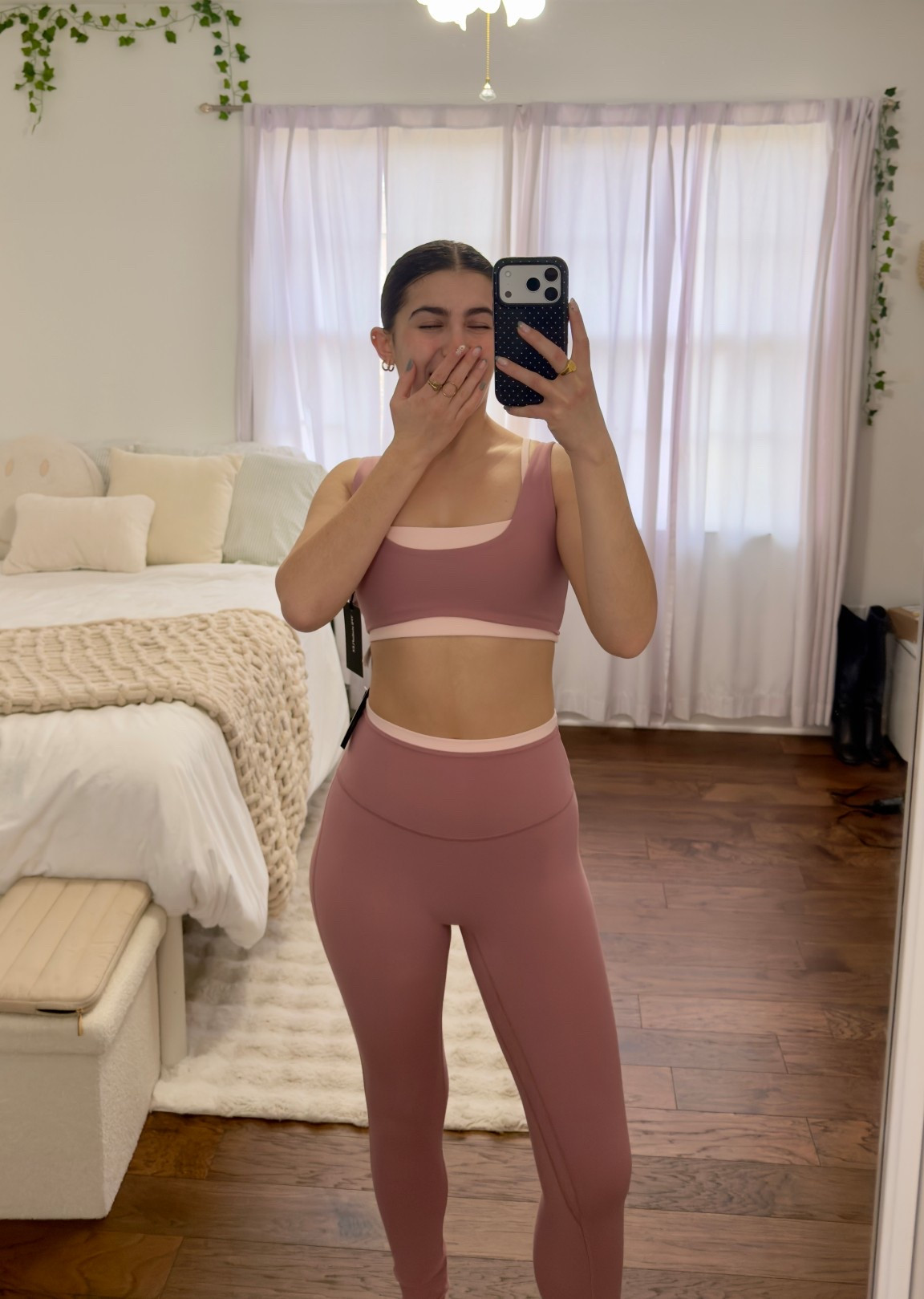 baby pink double-layered workout set 🩰 🎀 #abercrombieset #pinkworkoutset 

#LTKActive #LTKfitnessgoals #LTKselfcare